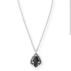 Kendra Scott Cory necklace in black & silver